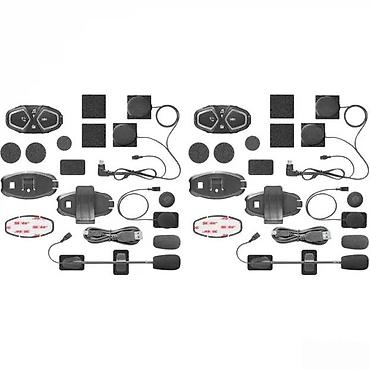 Slušalice: Bluetooth interkom set za kacige – par uređaja - Dvosmerna — 6