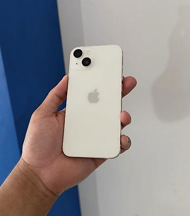 IPhone 13, 128 GB, Ağ, Zəmanət, Simsiz şarj, Face ID