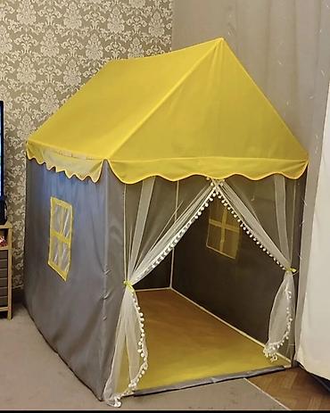 igrushki: Детский игровой домик-палатка “Домик с занавесками” быстро собирается — 3