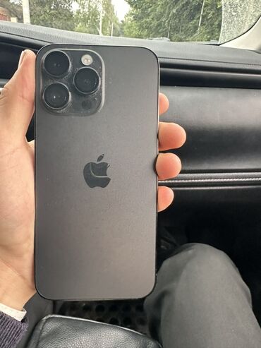 redmi телефон: IPhone 14 Pro, Б/у, 256 ГБ, Space Gray, Чехол, 88 %