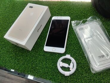 ноутбуки бишкек цены цум айфон: IPhone 7 Plus, Колдонулган, 32 ГБ, Алтын, Куту, 100 %