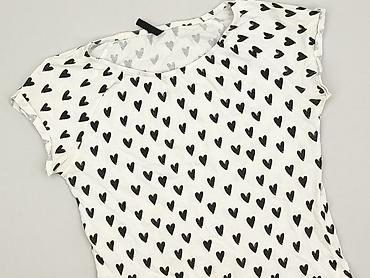 bluzki basic z dekoltem v: T-shirt damski, rozmiar L — 1
