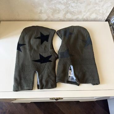 sizanaq lekeleri üçün maska: Uşaq üçün trikotaj balaklava papaq - Model: balaklava tipli papaq (üz — 1