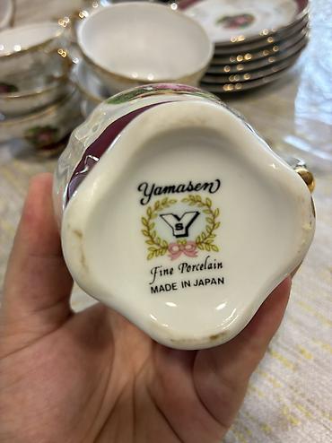piknik sufrəsi: Yamasen fine porcelain japan isdesali Cay dest heresi 6 denedi caynik — 3