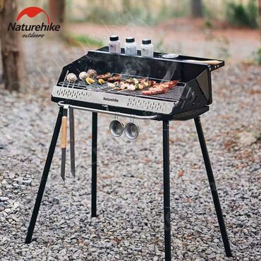 Другое для охоты и рыбалки: 🟠 Гриль Naturehike Vertical BBQ Grill with storage bag Black 🟠 ⠀