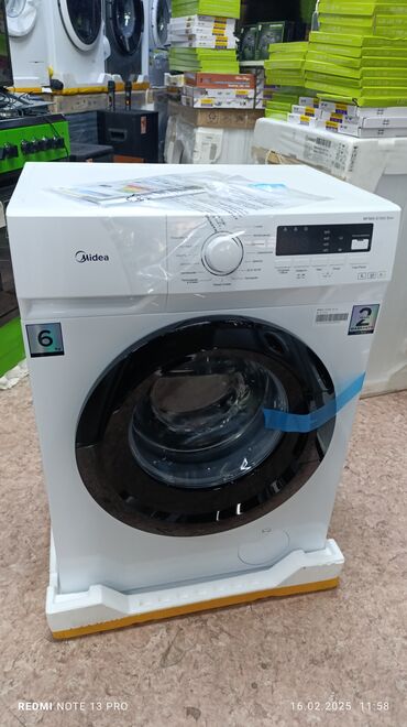 Стиральные машины: Стиральная машина Midea, Новый, Автомат, До 6 кг, Компактная — 10