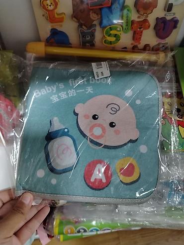 Мягкая развивающая книжка для малышей “Baby’s first book” - Тканевая