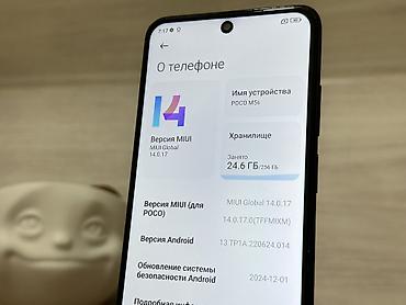 поко чехол: Poco M5s, Б/у, 256 ГБ, цвет - Синий, 2 SIM — 5