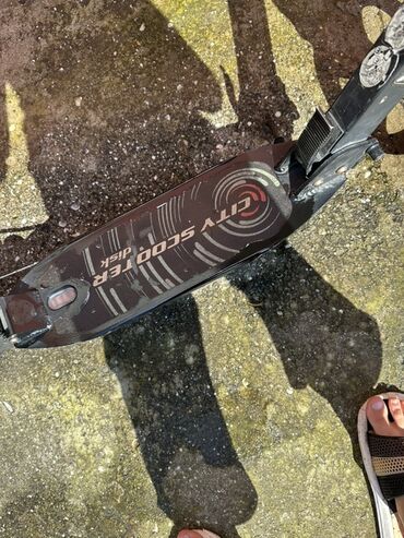 Samokatlar: Kick Scooter – böyük təkərli, amortizatorlu, mexaniki disk əyləcli — 11