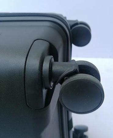 Putni koferi i torbe: Tvrdi kofer za putovanja – crni, veliki format - Materijal: čvrsta — 2