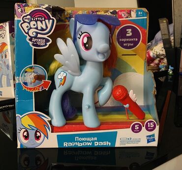 ослик резиновый: Поющая большая игрушка My Little Pony: Rainbow Dash - Официальный