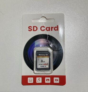 yaddaş: ATVİvi 8 GB yaddaş kartı. Yüksək keyfiyyətli və etibarlı yaddaş kartı