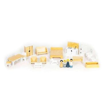 tn patike plave: KUĆICA ZA LUTKE SET SA 18 DODATAKA – ECO TOYS Šifra proizvoda — 4