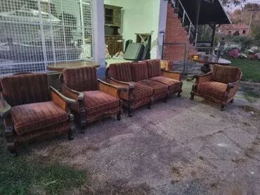 Stilske garniture: Stilska garnitura u odlicnom stanju, trosed i tri fotelje — 15