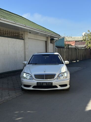 машины мерседес: Mercedes-Benz S-Class: 2003 г., 5 л, Автомат, Бензин, Седан