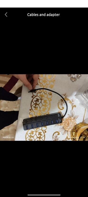 Digər kompüter aksesuarları: Qara rəngdə, USB 3.0 dəstəkli 7 portlu USB hab. Kompüter və ya digər lalafo.az -da Digər kompüter aksesuarları: Qara rəngdə, USB 3.0 dəstəkli 7 portlu USB hab. Kompüter və ya digər