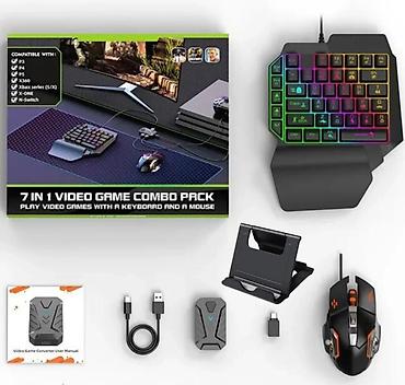 блендер 3 в 1: Barter maraqlidi 4-in-1 Video Game Combo Pack – klaviatura və siçanla — 3
