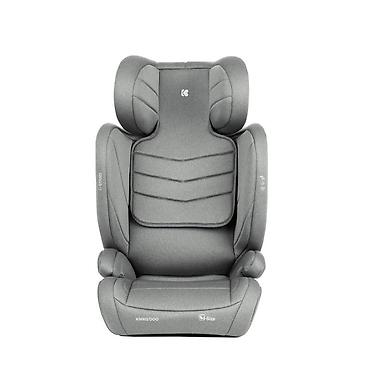 lw papuce: KIKKA BOO i-Stand I-Size ISOFIX autosedište, 100–150 cm, light grey — 3