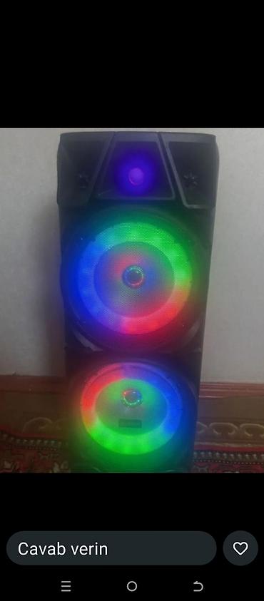 Audio: Portativ partnyor akustik sistem – ikili sabvuferli LED işıq — 1