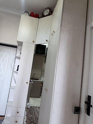 угловой шифоньер в спальню: Daxili dəhliz üçün künc qarderob–dolu dəst - Rəng: açıq ağ-ağac — 4