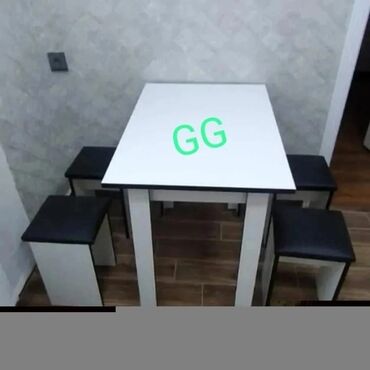 Masa və oturacaq dəstləri: Mətbəx üçün, Yeni, Açılmayan, Dördbucaq masa, 4 stul -da lalafo.az — 3 Masa və oturacaq dəstləri: Mətbəx üçün, Yeni, Açılmayan, Dördbucaq masa, 4 stul — 3