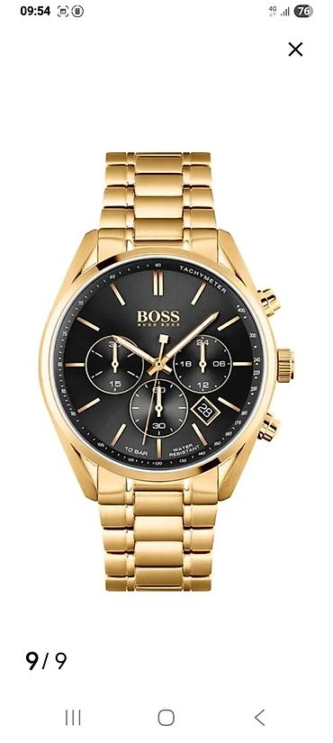 Hugo Boss BOSS – мужские наручные часы-хронограф в золотистом at lalafo.kg Hugo Boss BOSS – мужские наручные часы-хронограф в золотистом