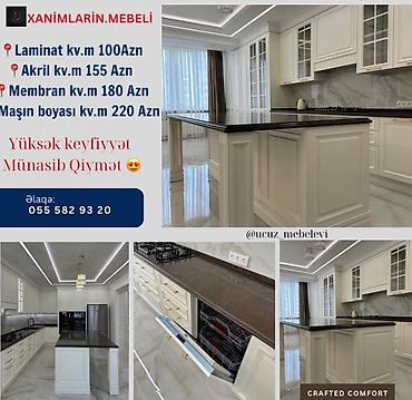 bu mebellər: Pulsuz quraşdırılma, Zəmanətli, Kredit yoxdur, Pulsuz çatdırılma, Rayonlara çatdırılma — 1