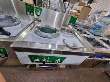 духовая печь: Профессиональная газовая плита для WOK с дополнительной варочной
