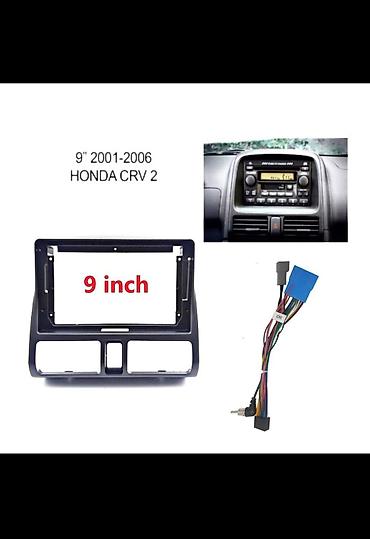 micro cd: 9-дюймовая мультимедийная магнитола с рамкой для Honda CR‑V II — 4