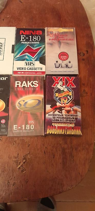 disk satisi: VHS video kasetləri kolleksiyası Təklif olunur: müxtəlif film və boş — 3
