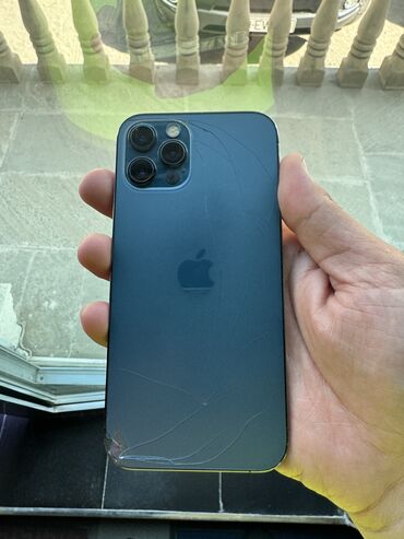 iphon 7: IPhone 12 Pro, 128 GB, Pacific Blue, Barmaq izi, Face ID, Sənədlərlə