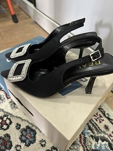 Туфли: Элегантные женские туфли-лодочки с открытой пяткой (slingback) в — 1
