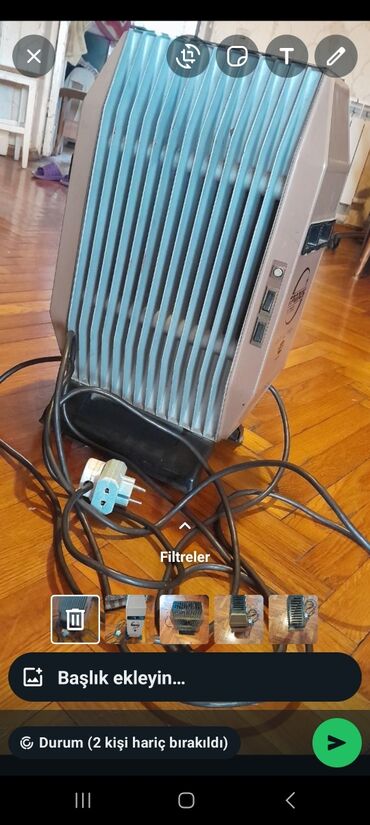 Elektrikli qızdırıcılar və radiatorlar: Ekanom qızdırıcı baha alınıb köçle baglı satılır telebelere ofislere