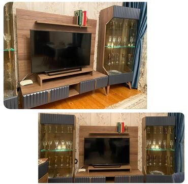 Qonaq otağı dəstləri: Amlİki qorka+tv stend 450₼ defektsizdi, Kilim brendidi, ünvan