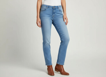 buty slip on na koturnie: Jeansy damskie, rozmiar L