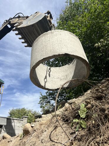 Железобетонные (ЖБИ) кольца для септика: Железобетонное (ЖБИ) кольцо для септика Размер: 110 x 90 x 9 см, Платная установка, Оптом — 25