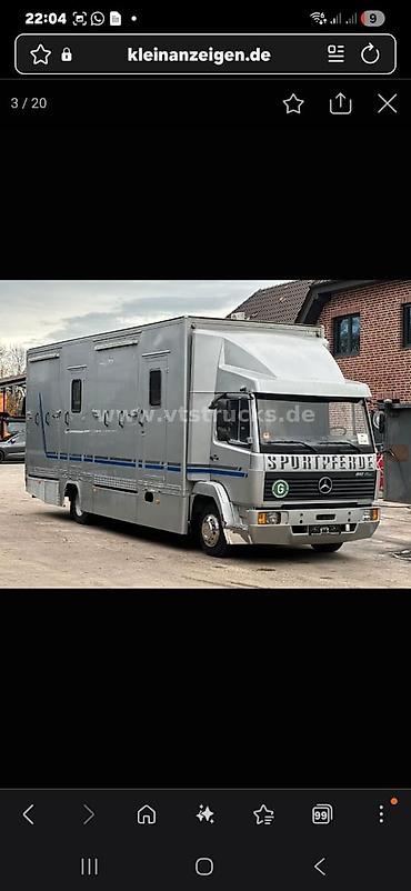 ate: Mercedes-Benz : 1998 г., 4.3 л, Механика, Дизель, Фургон — 1