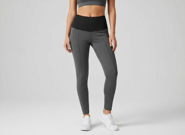 szare legginsy damskie: Legginsy Sportowe damskie, rozmiar S
