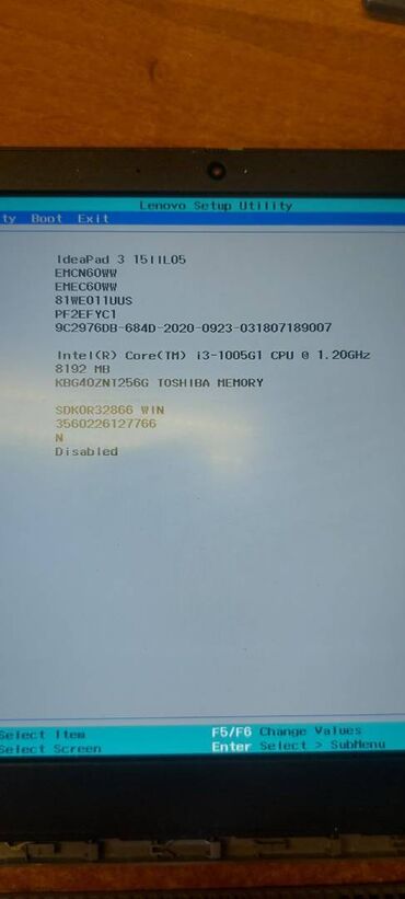 Lenovo: Laptop lenovo idepad 3-15 iil05 za delove. laptop ispravan prodaje se — 7