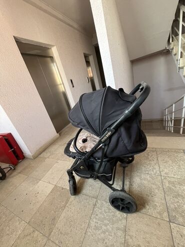 прогулочная коляска peg perego: Балдар арабасы, түсү - Кара