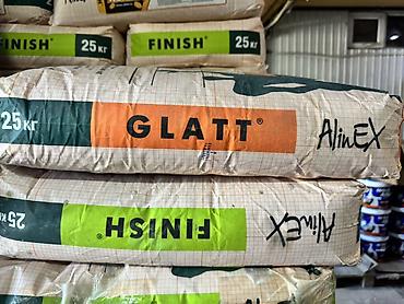 капаю: Сухая строительная смесь AlinEX GLATT / FINISH, мешки по 25 кг — 1