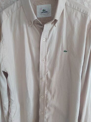 мужские рубашки стрейч: Рубашка XL (EU 42), цвет - Бежевый