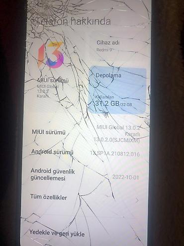 mack book 2012: Xiaomi Mi 9, 32 GB, rəng - Mavi, 
 Qırıq — 2