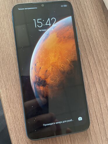 ������������������ �������������� 2 �� 1: Xiaomi, Redmi 9A, Б/у, 64 ГБ, цвет - Зеленый, 1 SIM, 2 SIM