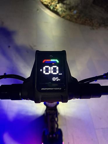 Elektrik skuter – Minimotors (LED displey və geniş işıqlandırma)