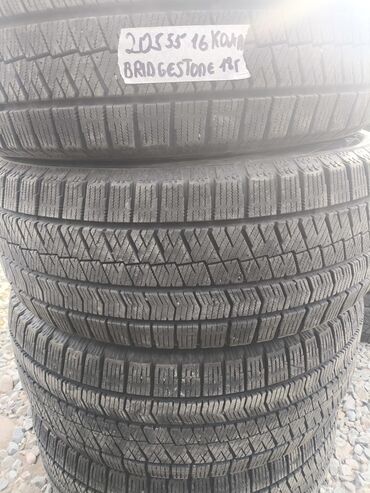 шины на 16 размер: Шиналар 205 / 55 / R 16, Кыш, Колдонулган, Комплект, Жеңил унаалар, Жапония, Bridgestone