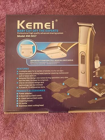 maşın ucun maqintafon: Kemei KM-5017 profesional saç və saqqal kəsici - Professional — 1