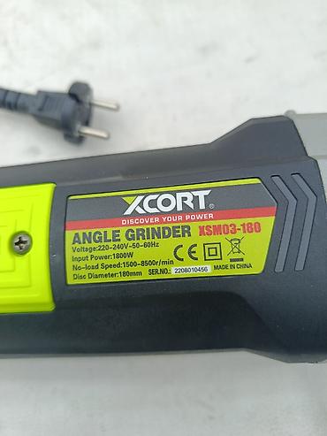 болгарка 180: Угловая шлифмашина (болгарка) XCORT XSM03-180 - Мощность: 1800 Вт - — 3