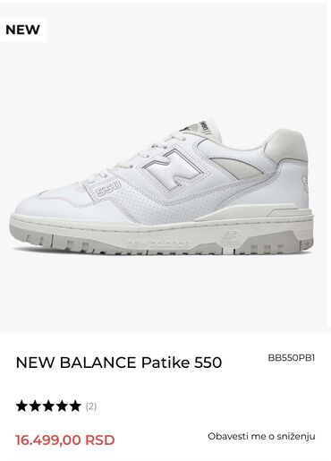 new balance crne zenske: New Balance, 38, bоја - Bela