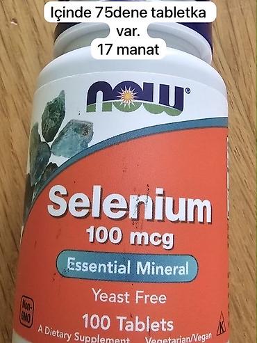 evalar vitamin c: NOW Food­s markalı qida əlavələri paketi 1) Selenium – 100 mcg - Maya — 1